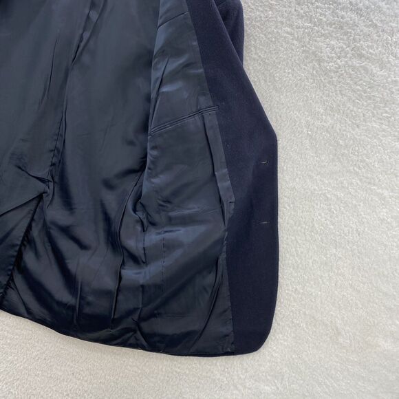 Jos A Bank 100% Camel Hair Blazer Men's 43R Blue Preppy American Academia Jacket - Picture 10 of 15